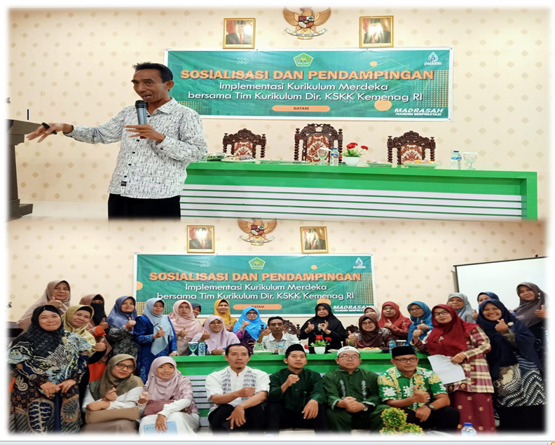 Guru Madrasah Kota Batam Antusias mengikuti sosialisasi Bimtek Implementasi Kurikulum Merdeka 