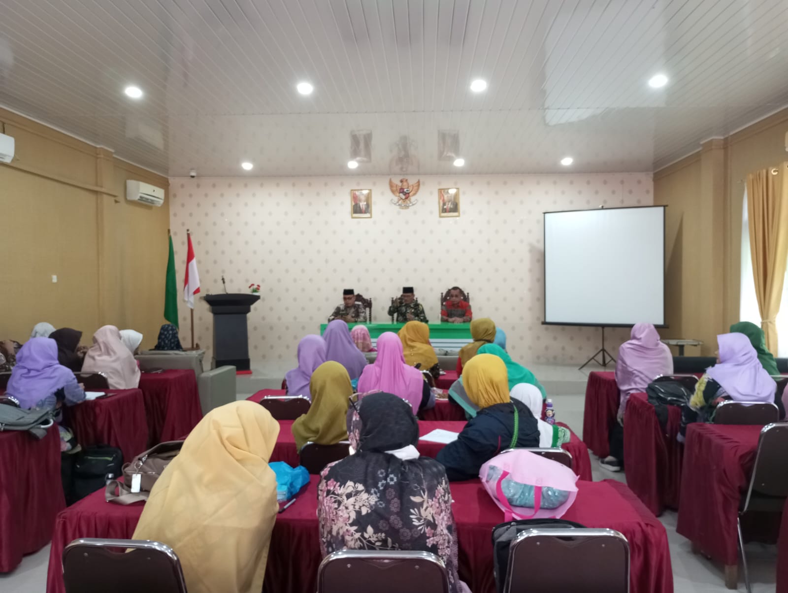 Sukseskan Haul Akbar XIV Kota Batam, Kasi Bimas Islam Sosialisasikan Ke Kepala RA se-Kota Batam