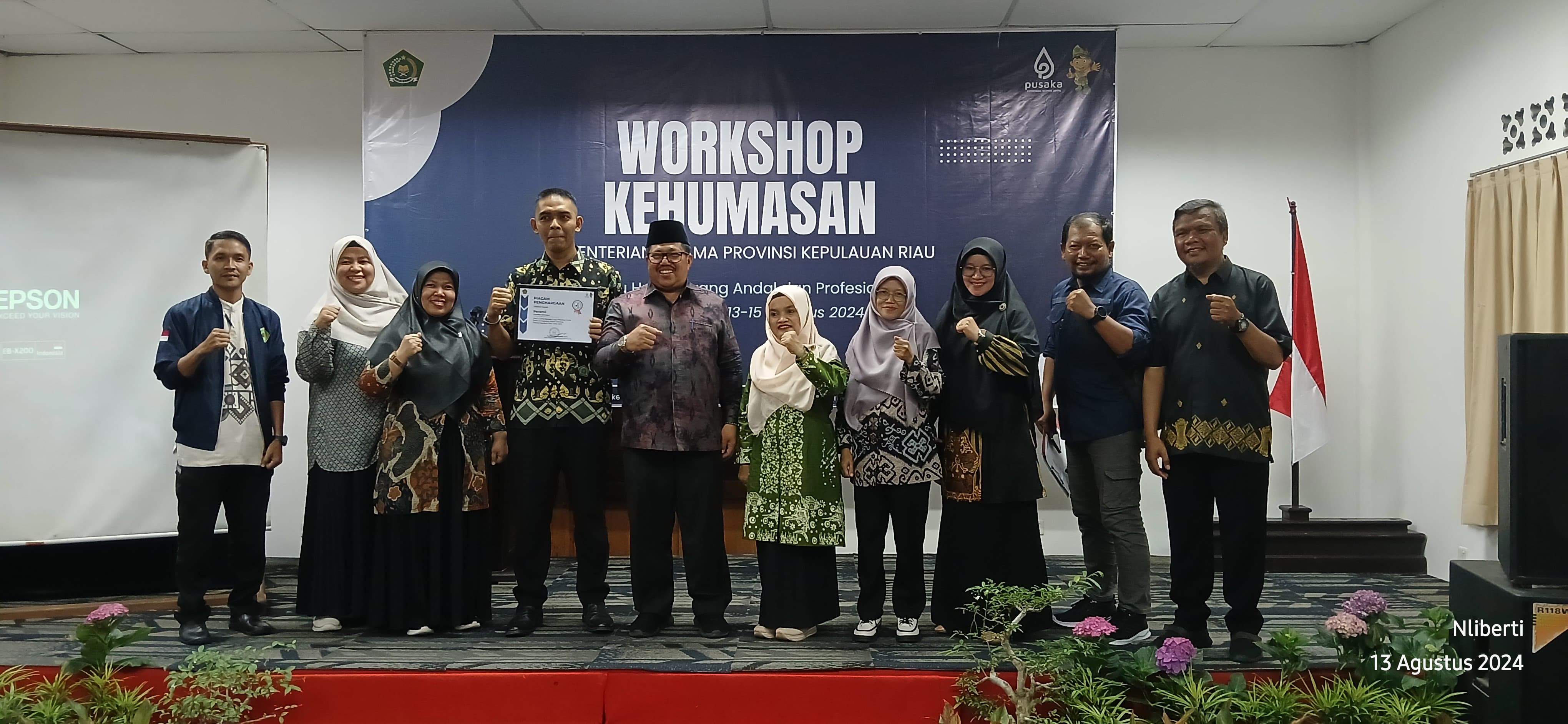 Pokja Humas Kanwil Kemenag Kepri Gelar Workshop Kehumasan 
