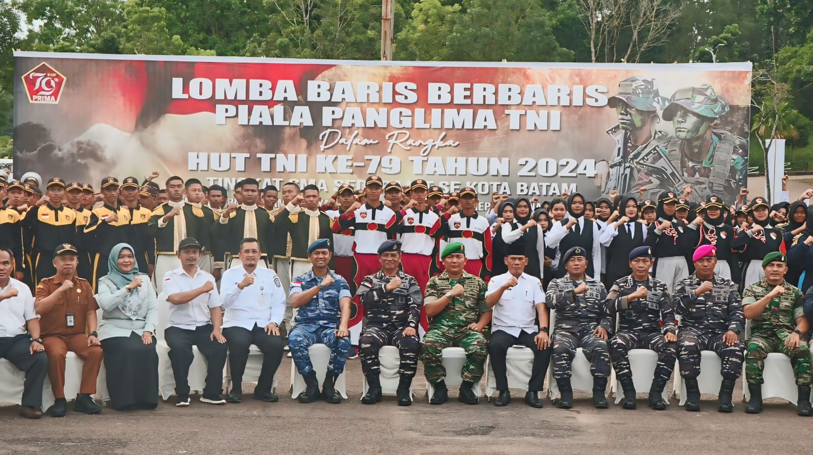 HUT TNI Ke-79 : MAN 2 Batam Kembali Menorehkan Prestasi Pada Lomba PBB Antar SMA/Sederajat Kota Batam
