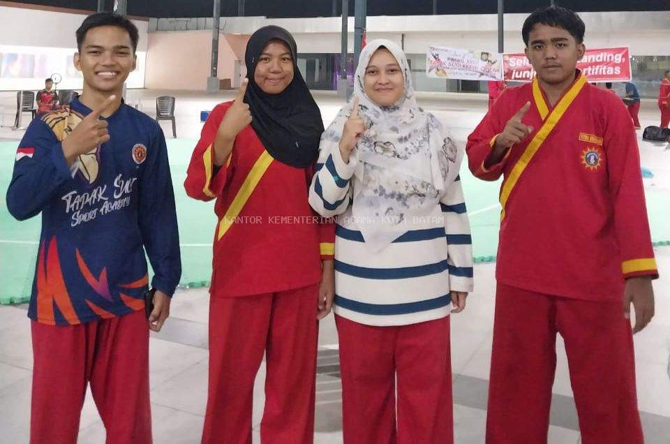 Tiga Siswa MAN 1 Batam Sukses Raih Juara di PIMWIL Tapak Suci XXVII KEPRI  