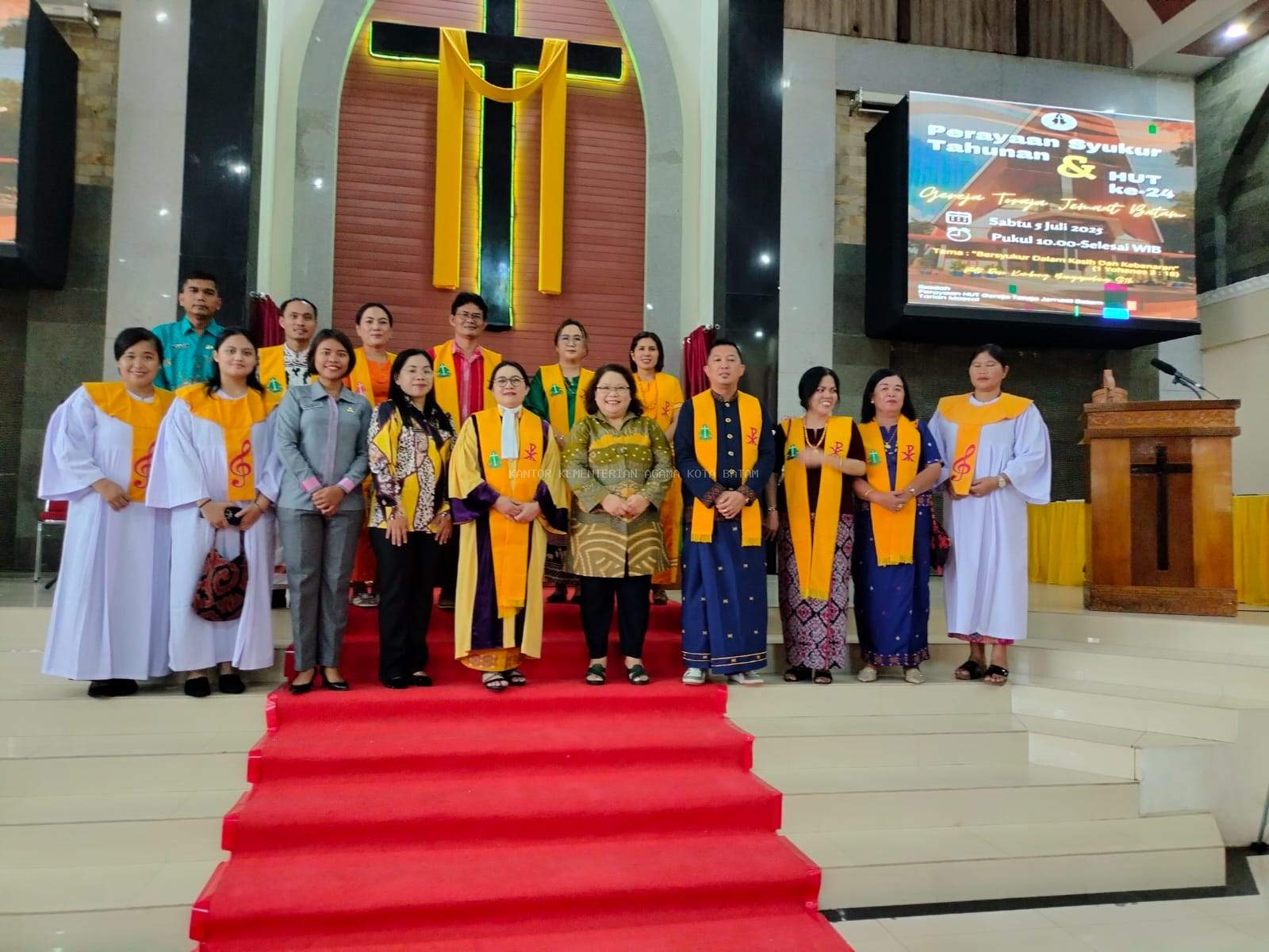 Ultah Gereja Toraja, Ester Sri Liasna: Dukung Program Moderasi Beragama 