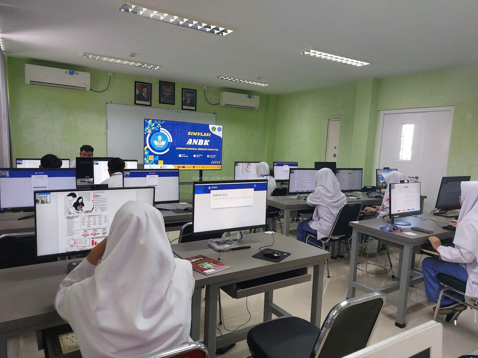 Uji Kesiapan Siswa, MAN 1 Kota Batam Gelar Simulasi ANBK 