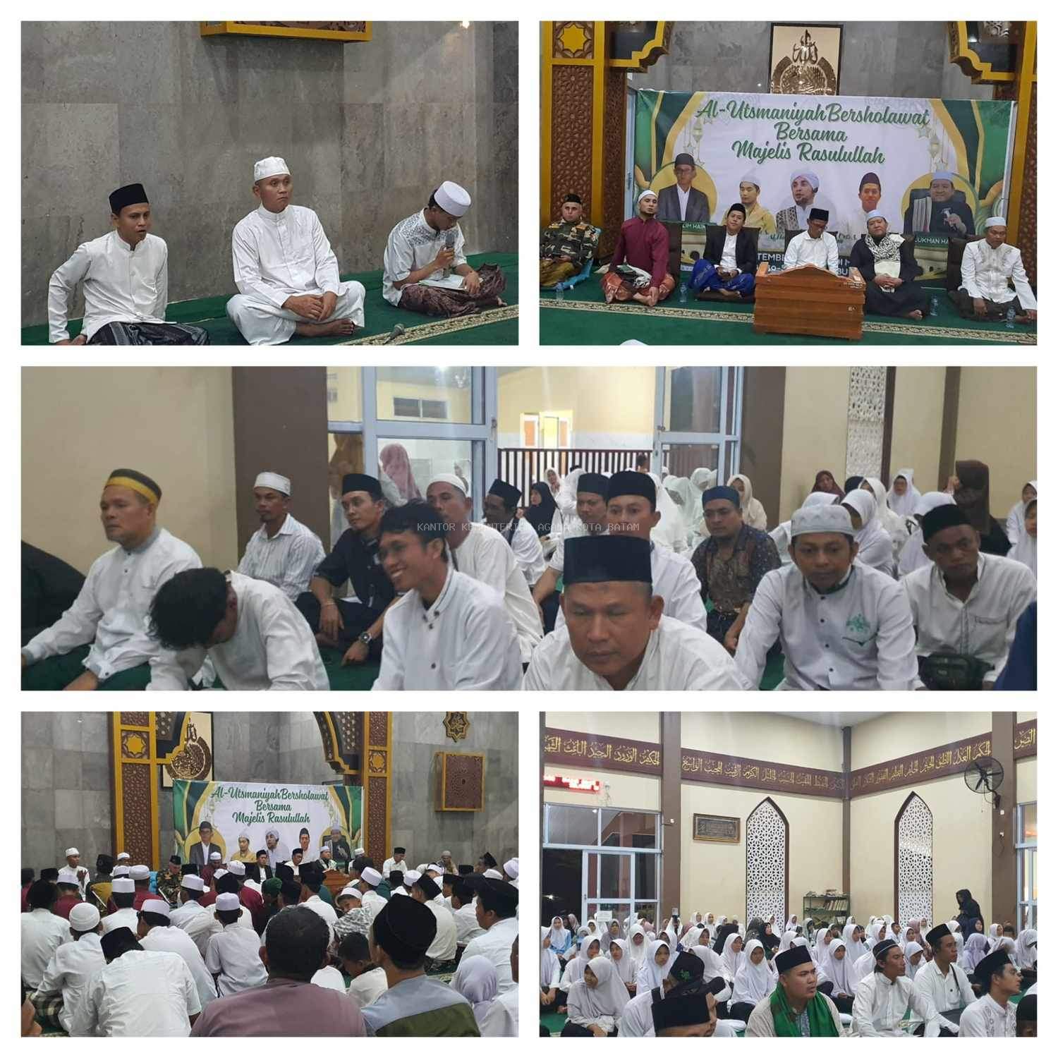 Ribuan Jamaah Hadiri "Al-Utsmaniyyah Batam Bersholawat", KH. Luqman Hakim Sampaikan Rahasia Sukses Imam Ali Mencari Ilmu 