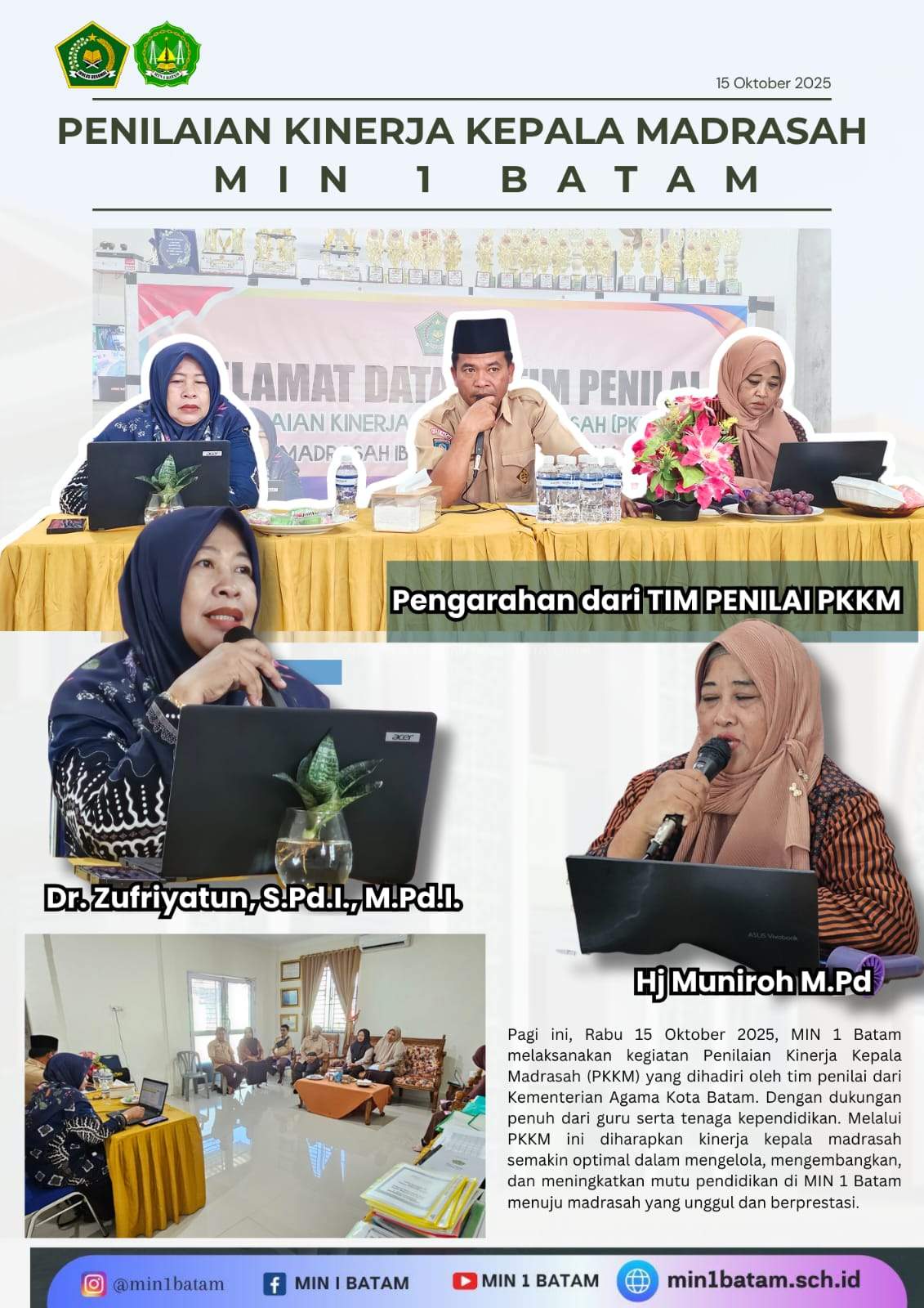 Pelaksanaan PKKM di MIN 1 Batam 