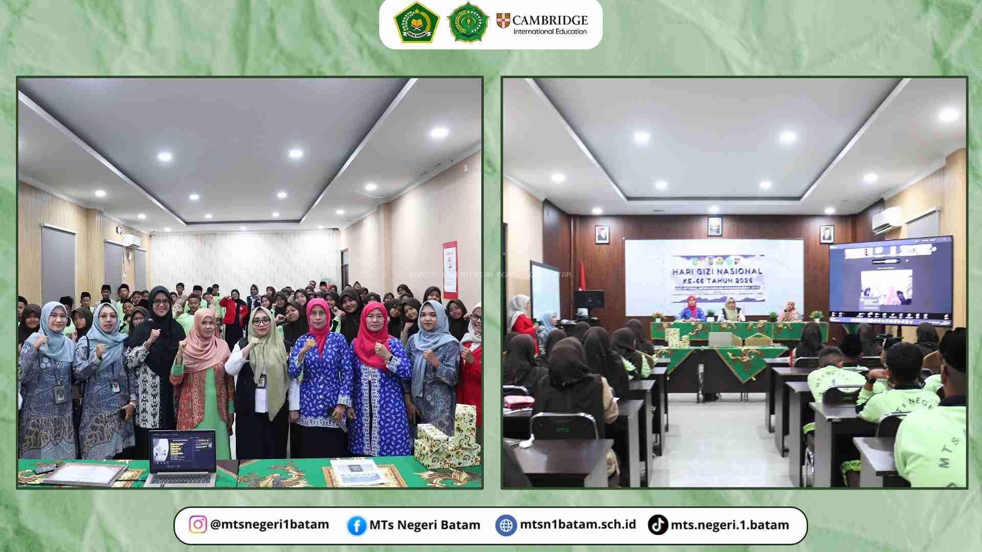 Hari Gizi Nasional ke-66 Tahun 2026: Gizi Optimal Mewujudkan Generasi Emas 2045
