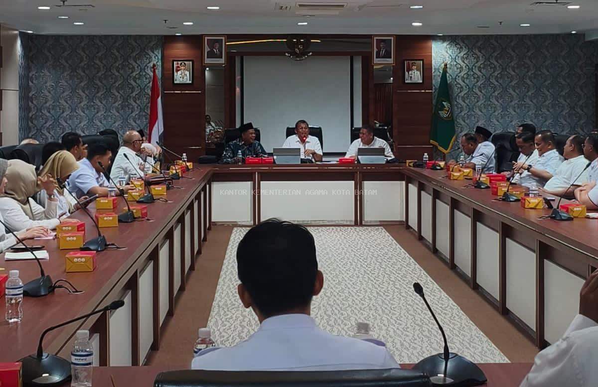 Matangkan Persiapan MTQH XXXIV Tahun 2026, Kakankemenag Batam Hadiri Rapat Koordinasi di Pemko