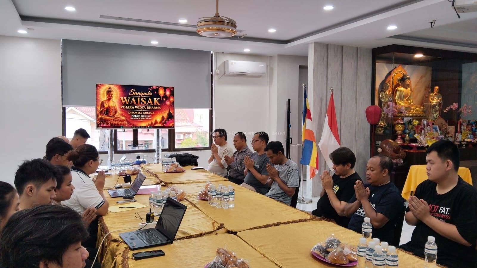 Penyelenggara Buddha Kemenag Batam Hadiri Rapat Persiapan Sannipata Waisak 2570 BE–2026, Penggalangan Dana dan Lelang Amal