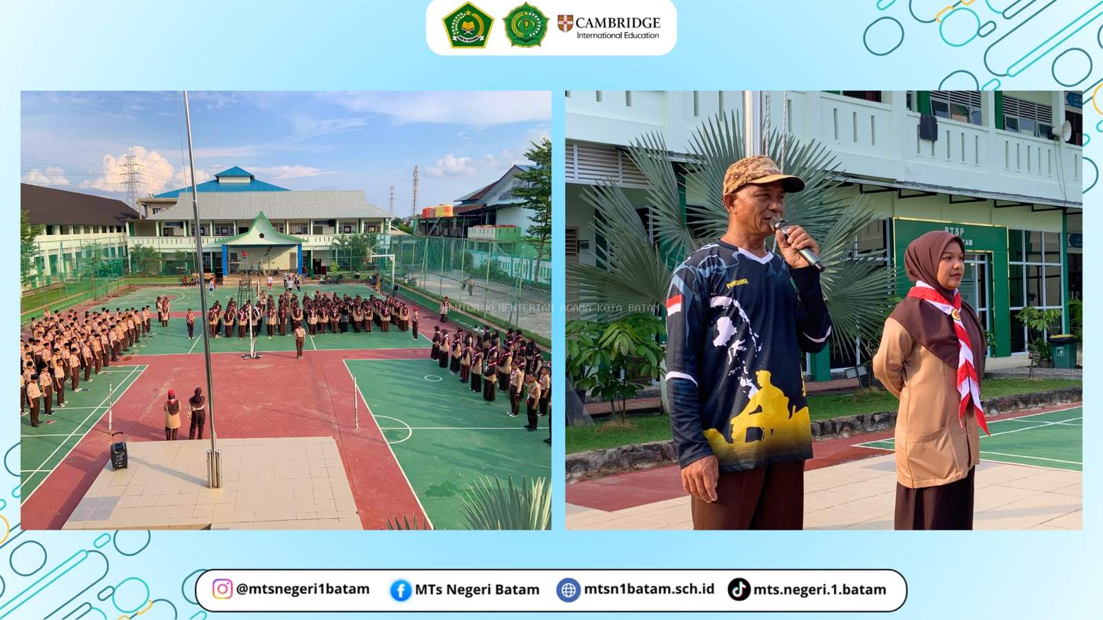 Apel Pembukaan Pramuka MTsN 1 Batam: Langkah Awal Menuju Prestasi dan Karakter Unggul