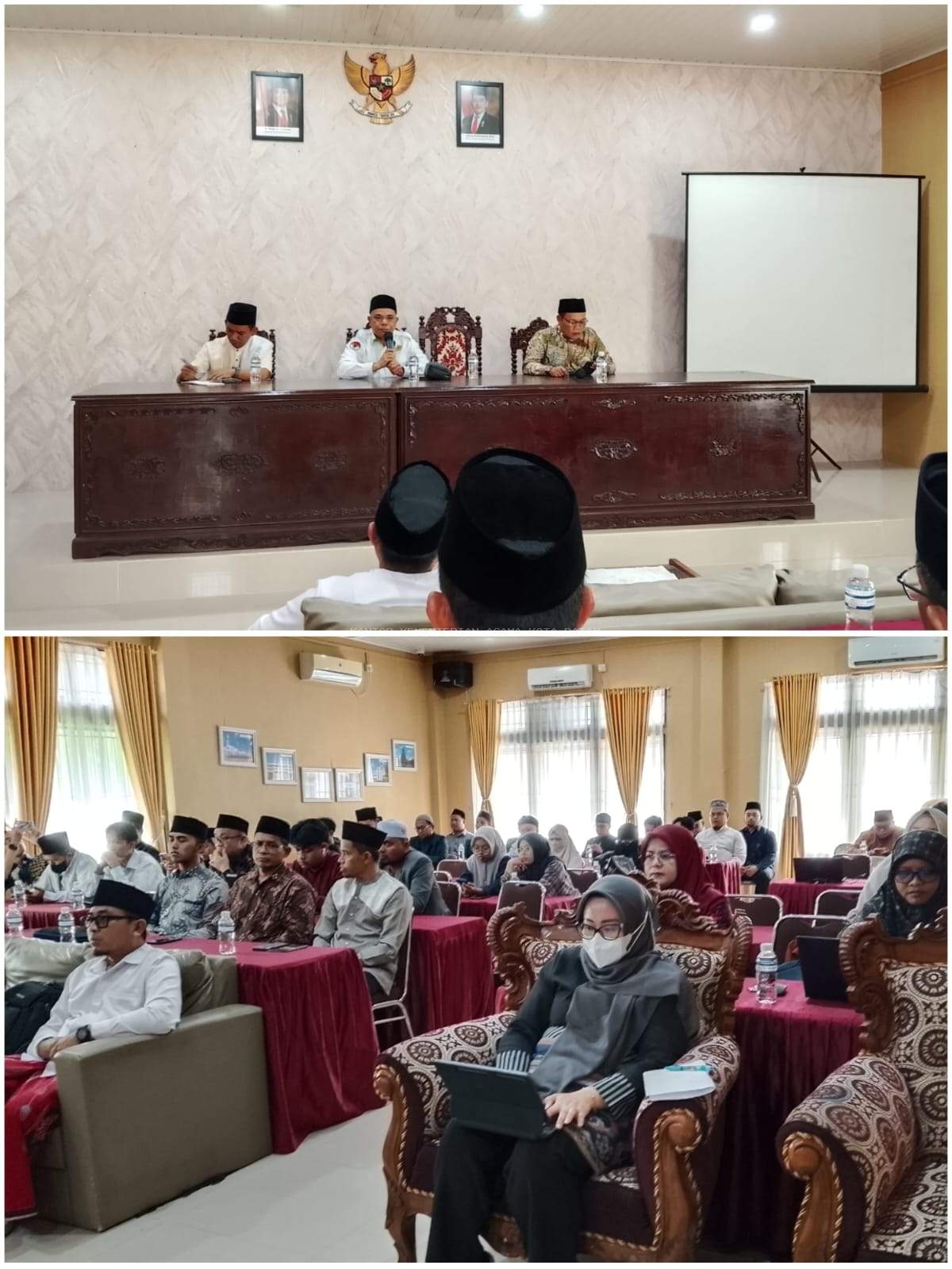 Memantapkan Administrasi dan Persiapan Hari Santri, Kakan Kemenag Batam Buka Rapat Pemutakhiran Data EMIS