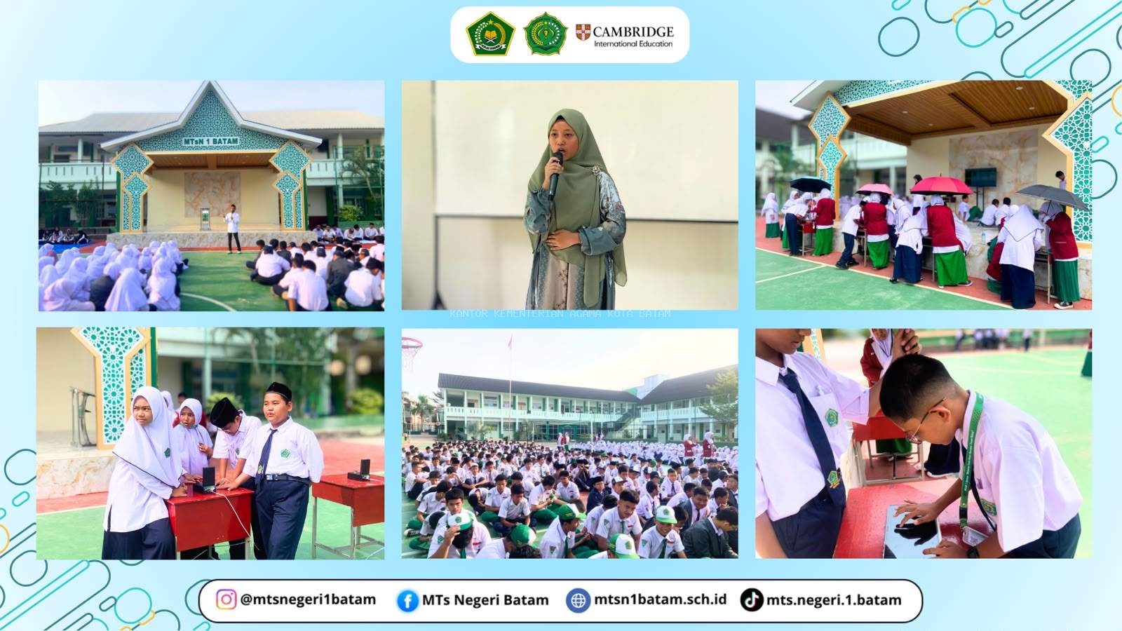 MTsN 1 Batam Peringati Maulid Nabi Muhammad SAW, Teladani Akhlak Rasulullah