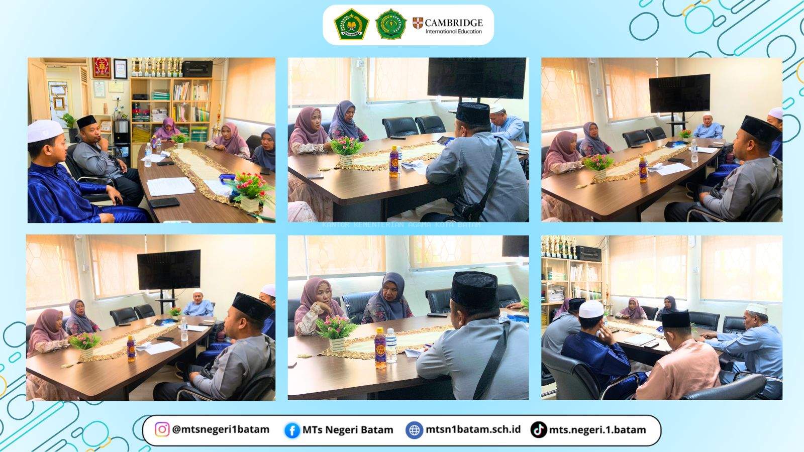 Jalin Sinergi dan Berbagi Inspirasi, MTsN 1 Tanjungpinang Kunjungi MTsN 1 Batam