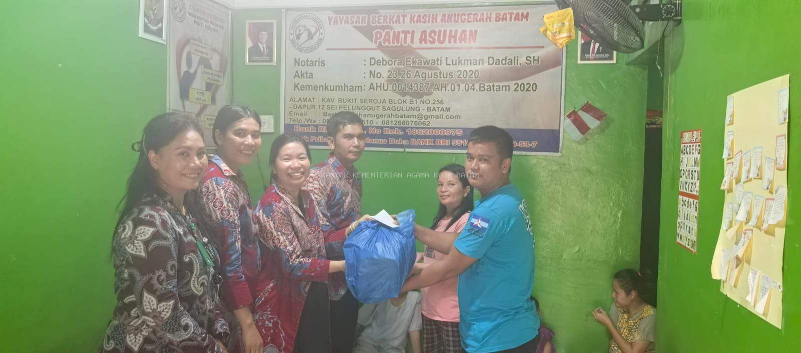Sentuhan Rohani Penyuluh Kemenag Batam Membalut Hati Anak-anak di Panti Asuhan Berkat Kasih Anugerah