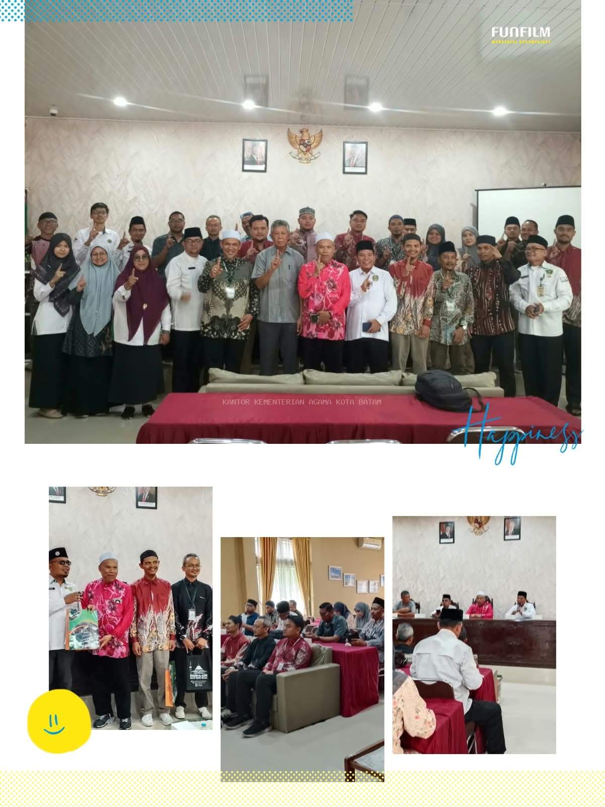 Sinergi Lintas Negara, Kemenag Kota Batam Sambut Kunjungan Imam Besar Masjid Al-Azim Melaka