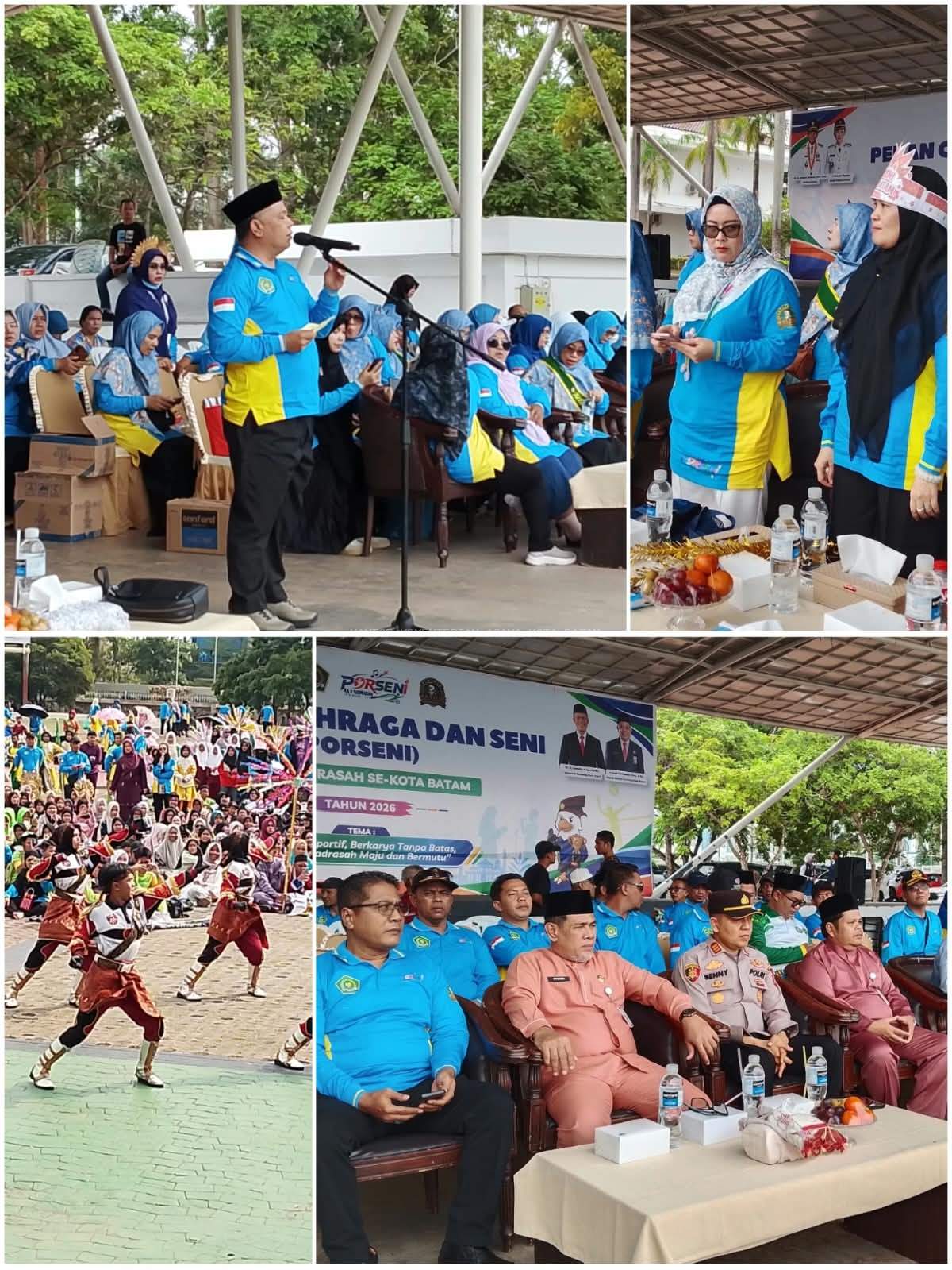 Porseni RA dan Madrasah Kota Batam 2026 Resmi Dibuka: Ajang Cetak Generasi Unggul dan Berprestasi