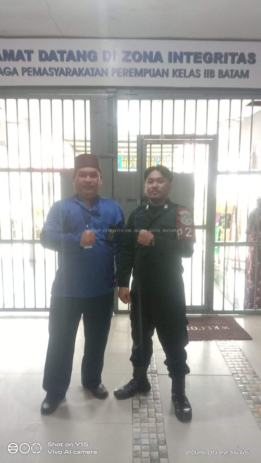 Bahagia atau Derita adalah Pilihan, Penyuluh Batam Ajak Warga Binaan Menata Mindset dan Memperbaiki Ibadah