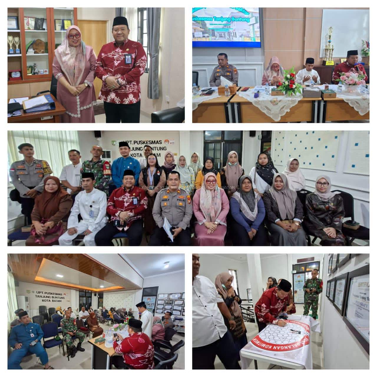 KUA Bengkong Perkuat Sinergi Lintas Sektor melalui Lokmin Puskesmas Tanjung Buntung