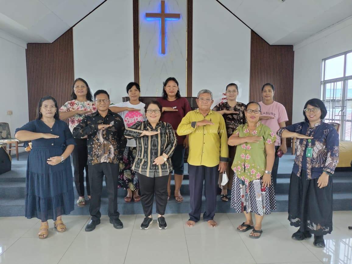 Kemenag Batam Bina Gereja Alkitab Presbyterian Protestan Indonesia di Sagulung, Perkuat Gereja Sehat dan Moderasi Beragama