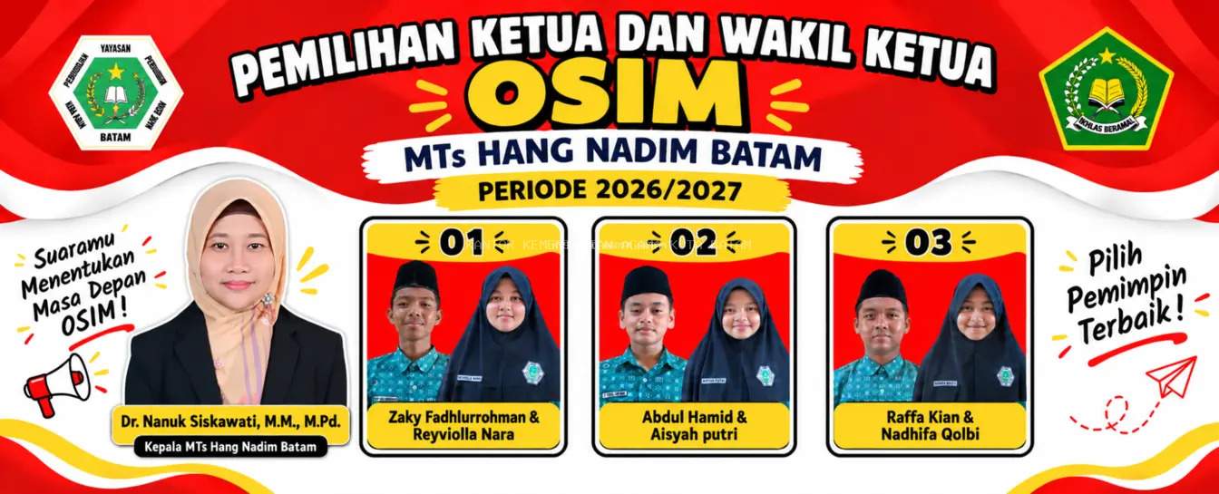 Semarak Demokrasi Pelajar: MTs Hang Nadim Sosialisasikan Pemilihan Ketua OSIM