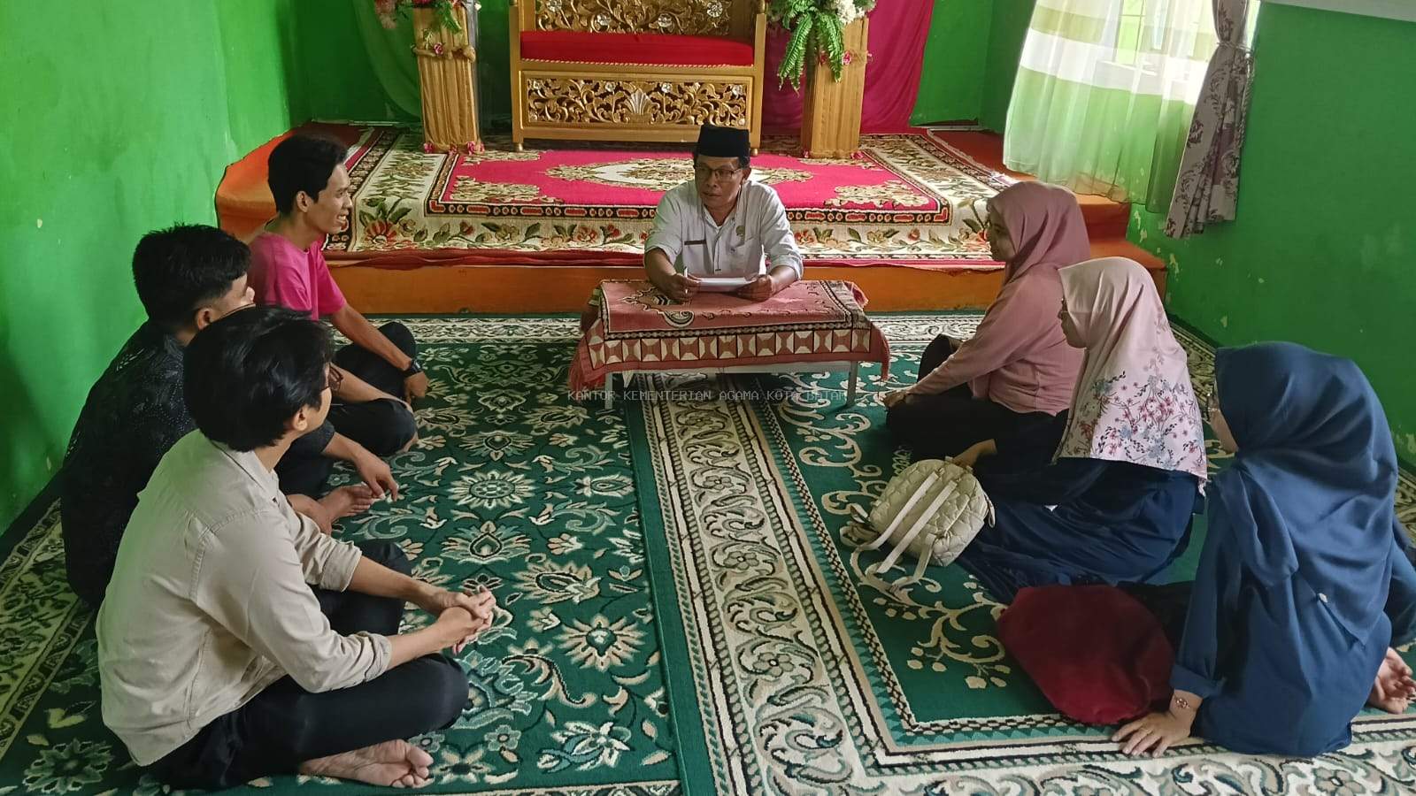 KUA Sungai Beduk Gelar Bimbingan Catin, Bekali Tiga Pasangan Menuju Keluarga Sakinah