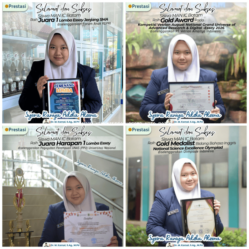 Siswa MAN Insan Cendekia Kota Batam Borong Empat Prestasi di Kompetisi Nasional
