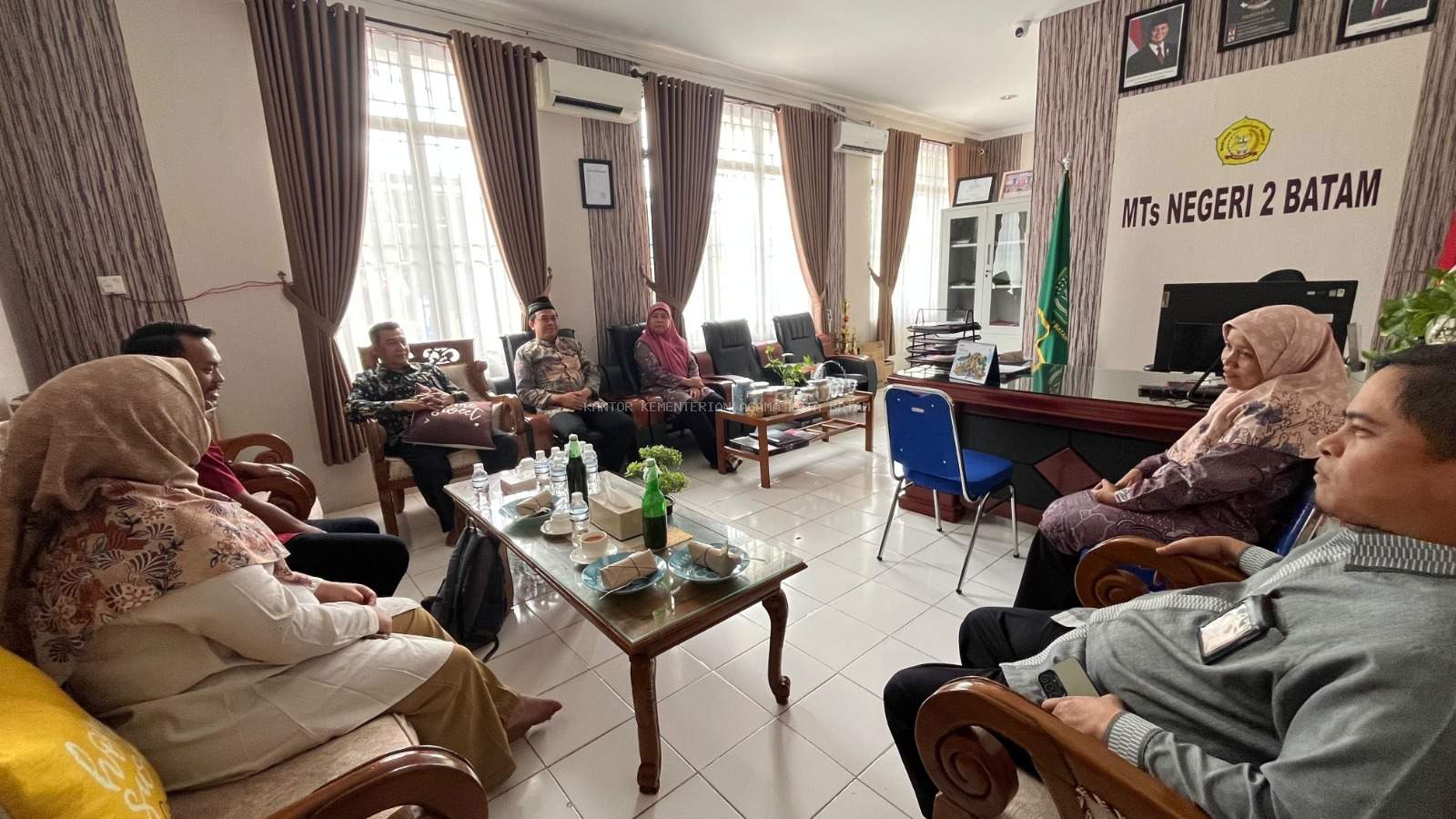 MTs Negeri 2 Batam Terima Kunjungan Kantor Bahasa Provinsi Kepulauan Riau dalam Pelaksanaan UKBI