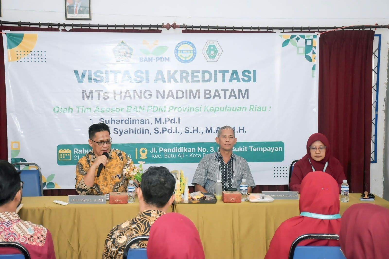 MTs Hang Nadim Batam Laksanakan Visitasi Akreditasi Bersama Tim Asesor BAN-PDM Provinsi Kepulauan Riau