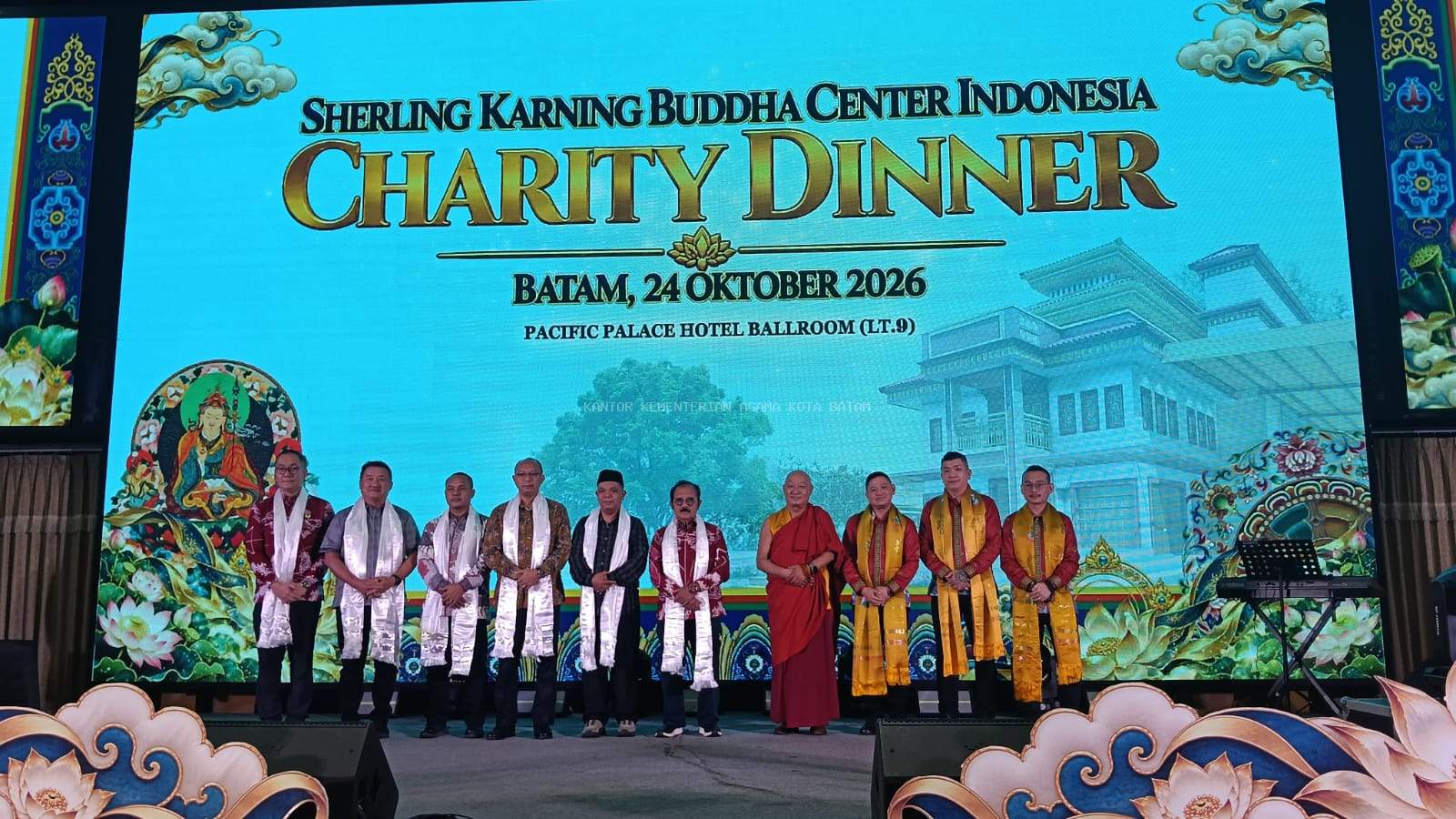 Charity Dinner Sherling Karning Buddha Center Indonesia, Perkuat Kepedulian dan Kebersamaan Umat Buddha