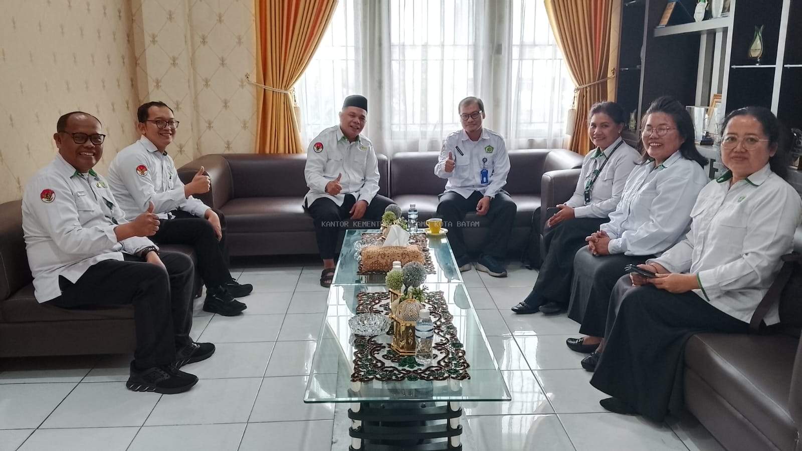 Kepala Kantor Kemenag Kota Batam Terima Kunjungan Tim Badan Moderasi Beragama dan Pengembangan SDM Kemenag RI