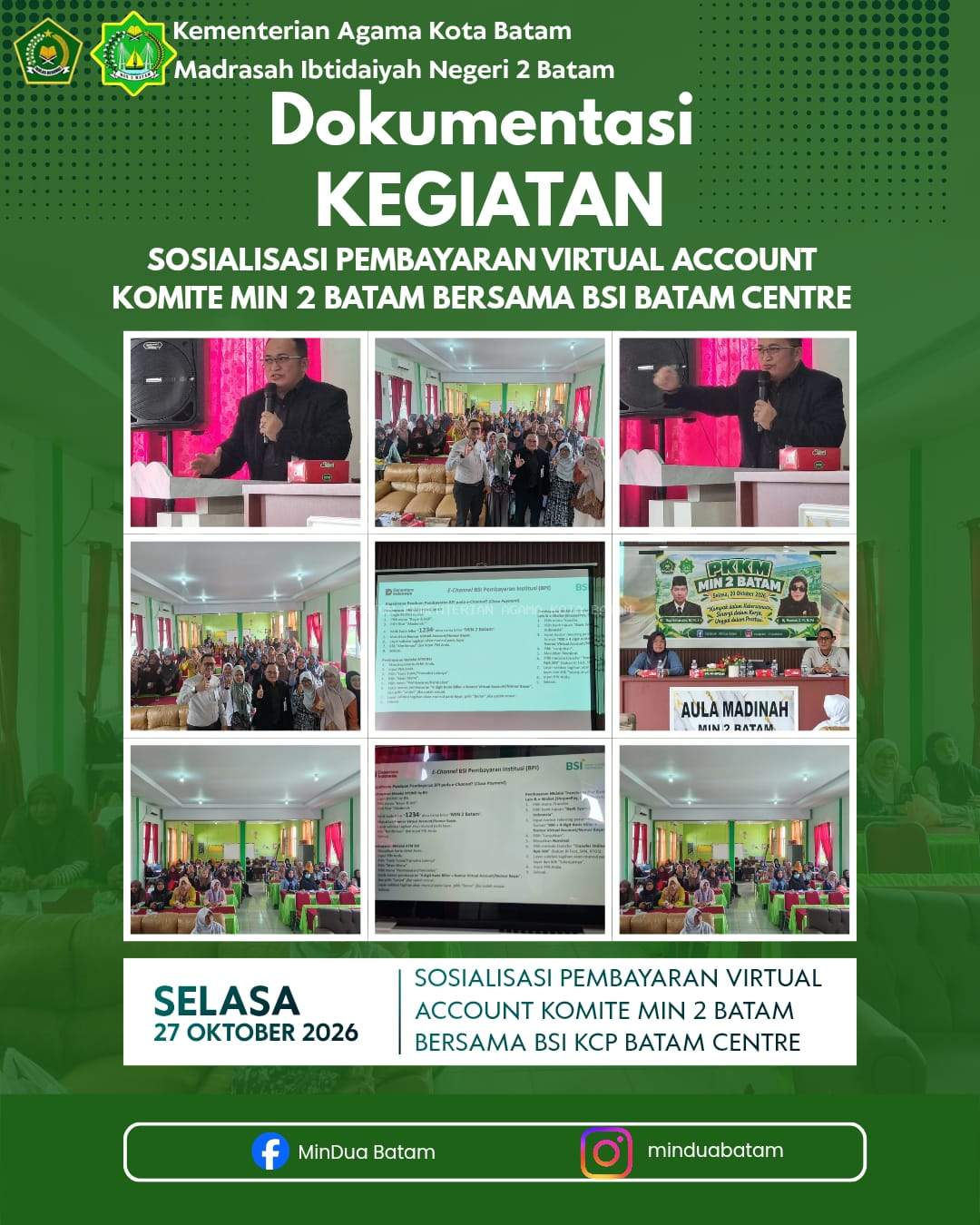 Menuju Transformasi Digital, MIN 2 Batam Gandeng BSI Terapkan Absensi Digital dan Virtual Account Komite