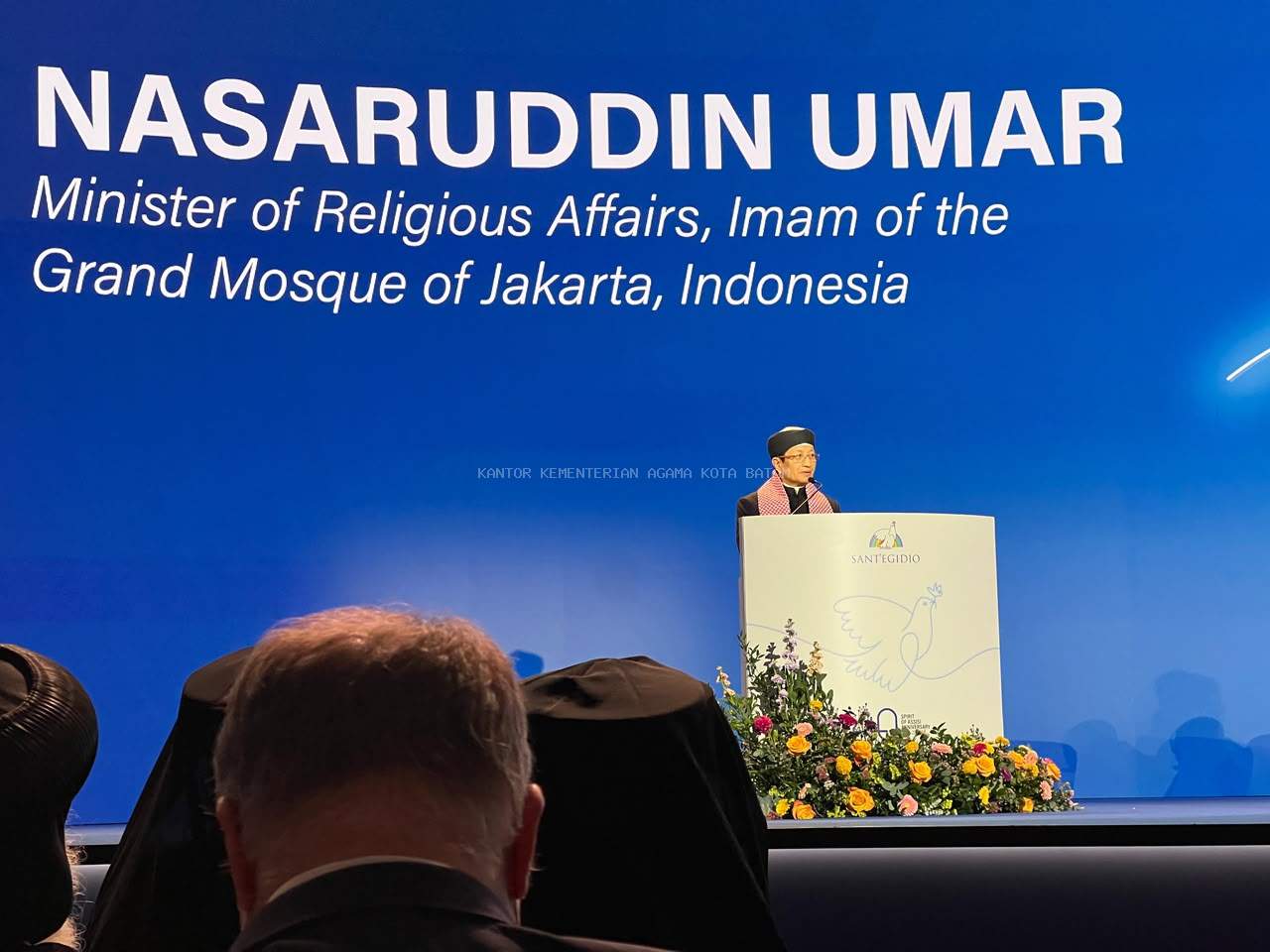 Pidato di Assisi, Gagasan Diplomasi Agama Menag Didukung Pemimpin Agama Dunia