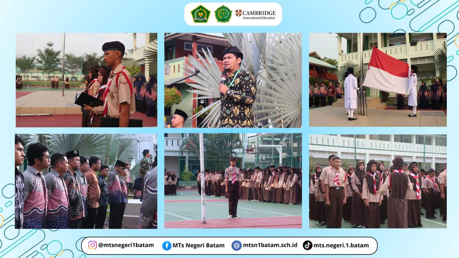 Kobarkan dan Meneladani Perjuangan Pemuda, MTsN 1 Batam Tanamkan Nilai Persatuan dan Keikhlasan