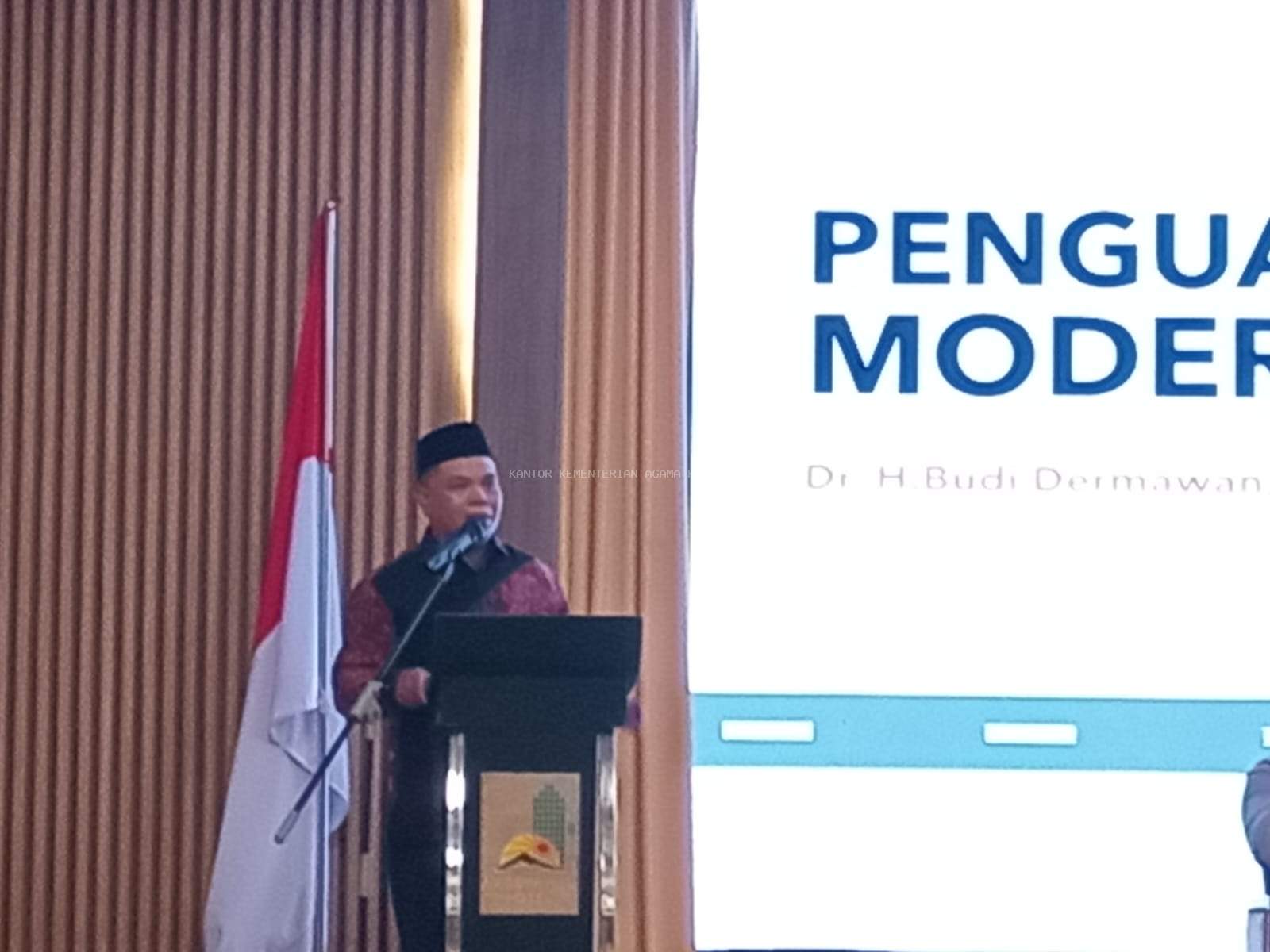 Kepala Kemenag Batam Jadi Narasumber Seminar Penguatan Ideologi Pancasila Gelaran DPD BKMJ Kota Batam