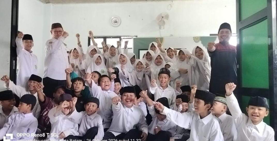 Gencarkan Kampanye Anti Narkoba, Penyuluh Agama KUA Sagulung Gelar Road Show ke Sekolah-Sekolah