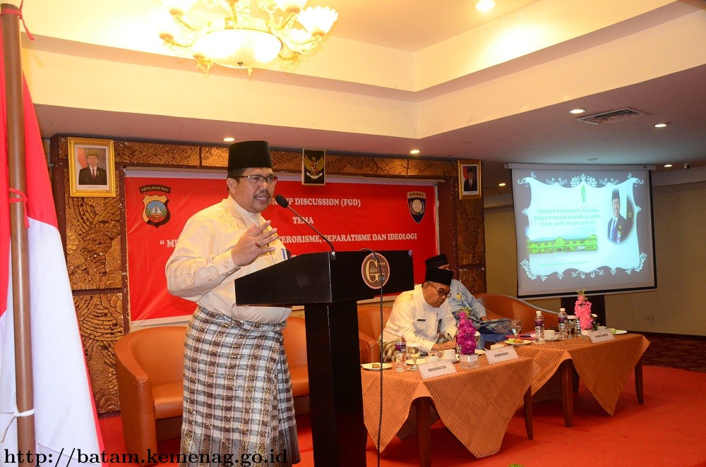 Zulkarnain Umar: Salah Satu Penyebab Adanya Radikal Yaitu Untuk Kepentingan Personal, Idiologi, Finansial, Dan Elite Politik Yang Buruk