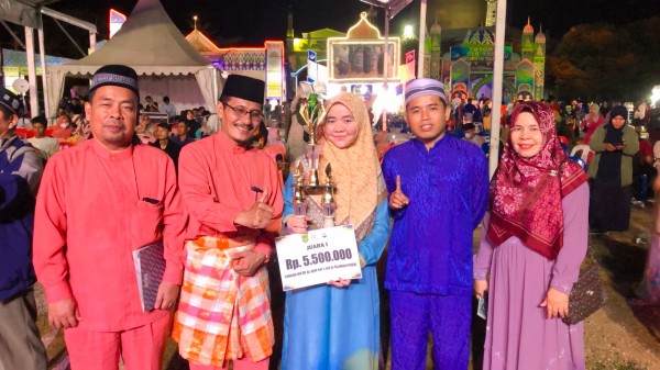 Nailah Nadira, Siswi MTsN 2 Batam Juara 1 STQH IX Tingkat Kota Batam Cabang Tilawah dan Tahfidz 1 Juz