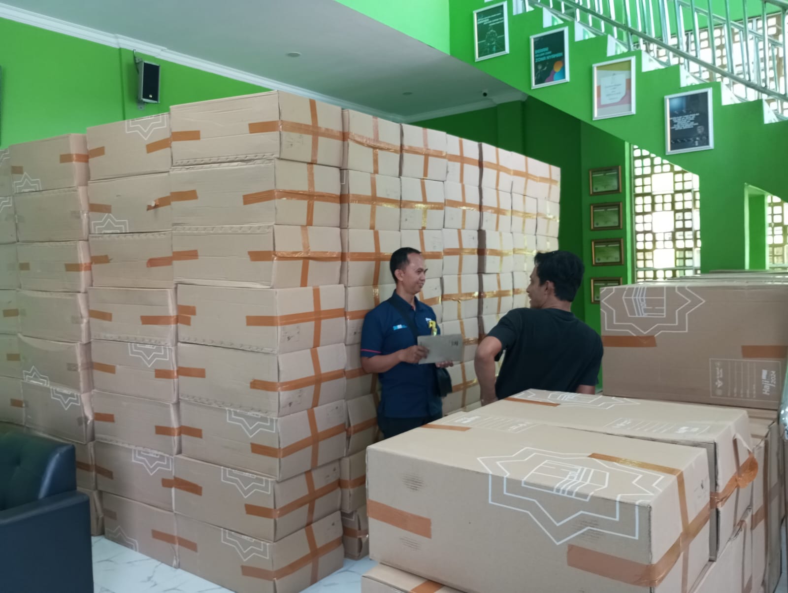 329 Koper Kloter 15 Tiba di Gedung PLHUT Kankemenag Kota Batam