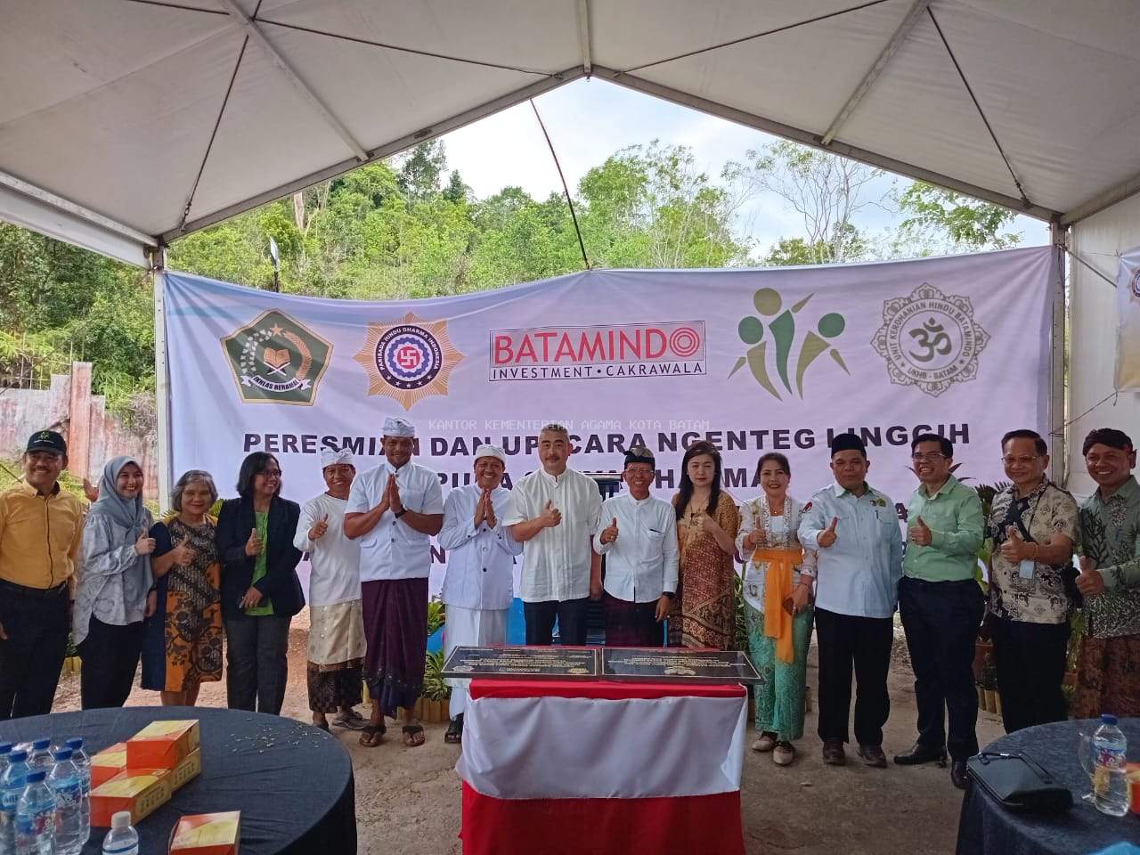 Peresmian Pura Satya Dharma, Budi Dermawan: Tonggak Penting Perkuat Spiritualitas dan Kehadiran Umat Hindu di Batam