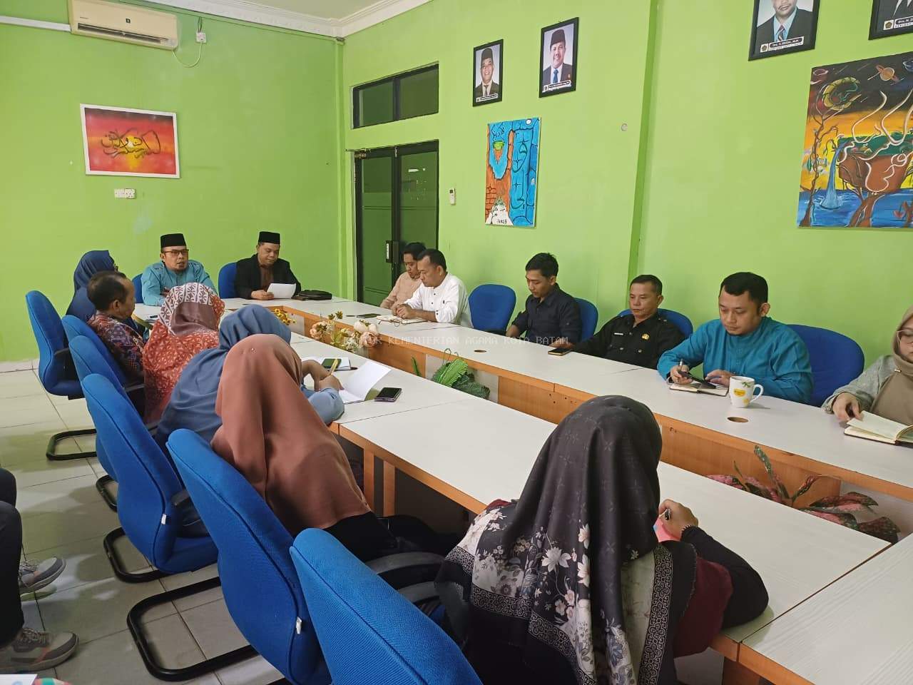 Kasubag TU Kemenag Batam Gelar Rapat Perdana Pasca Pelantikan