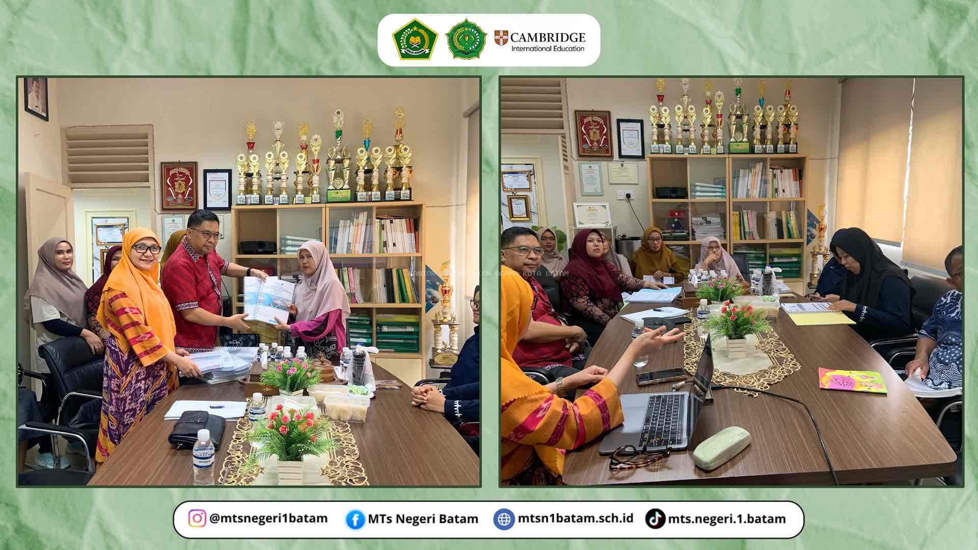 Tindak Lanjut Tes Minat Bakat Peserta Didik Kelas 7 dengan PT. Humanika International Batam : Wali Kelas 7 dan Guru BK MTsN 1 Batam Ikuti Briefing Pemetaan Potensi Peserta Didik