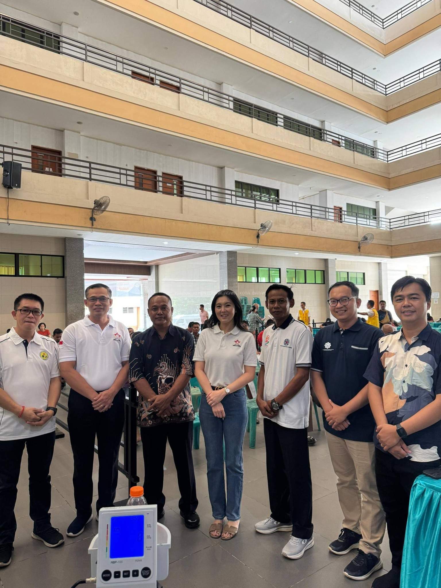 Penyelenggara Buddha Batam beserta jajaran menghadiri kegiatan Donor Darah 