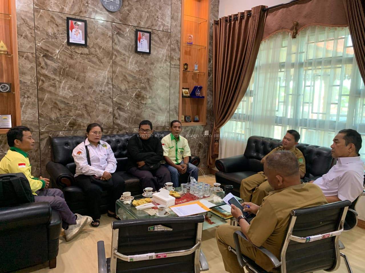 Perkuat Sinergi Rehabilitasi Sosial, Penyuluh Katolik Kemenag Batam Dampingi Audiensi Pemuda Katolik
