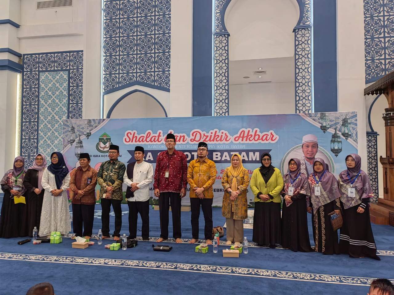 Dzikir Akbar Anak RA se-Kota Batam, Kasubbag TU Kemenag: Momentum Tanamkan Karakter Religius Sejak Dini