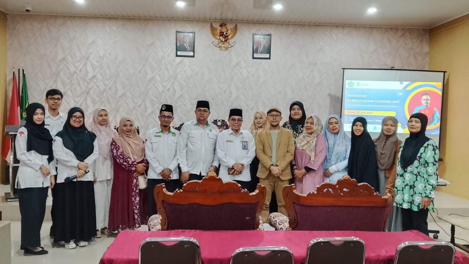 Buka Workshop UMKM, Kasi Bimas Islam Tegaskan Komitmen Pemberdayaan Ekonomi Umat di Batam