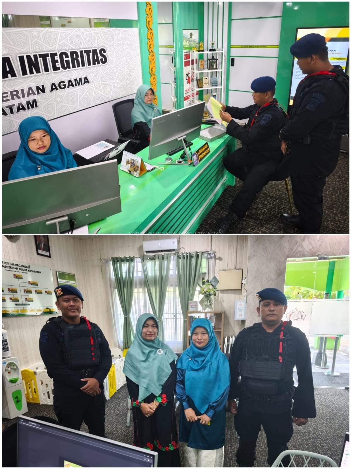 Sambut Kedatangan Duta Besar Palestina, PTSP Kemenag Batam Lakukan Persiapan Matang