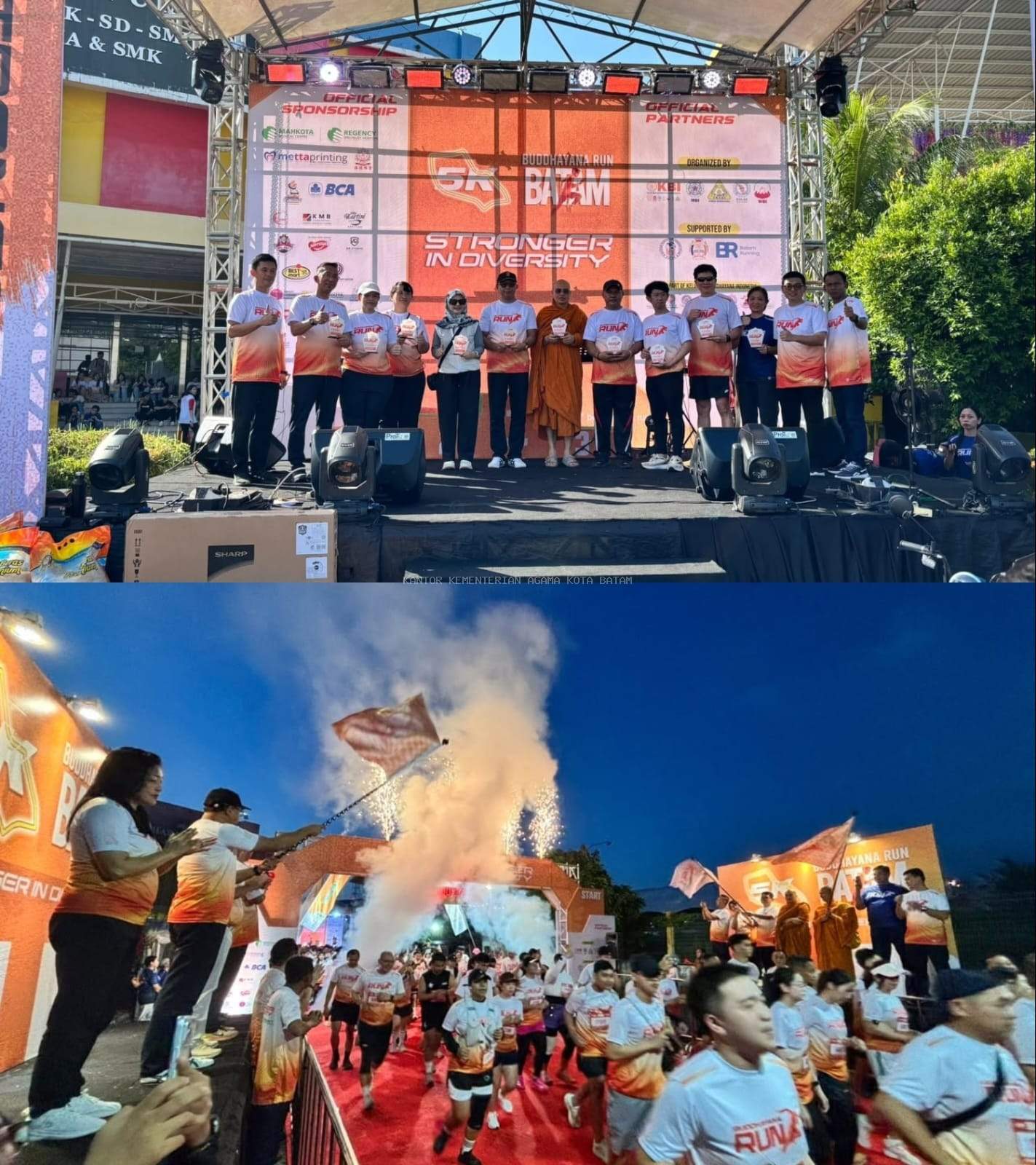 Buddhayana Run 2026 Satukan 2.000 Peserta, Penyelenggara Bimas Buddha Kota Batam Dukung Semangat Stronger In Diversity
