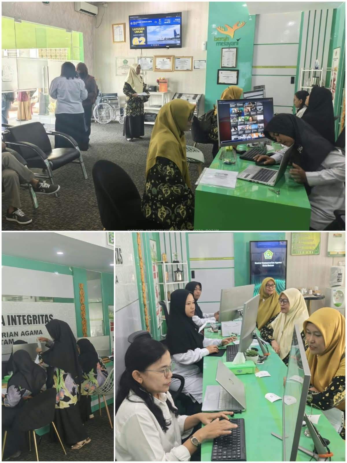 Layanan PTSP Kemenag Kota Batam Dipadati Penerima Bantuan Insentif Guru Madrasah 2026