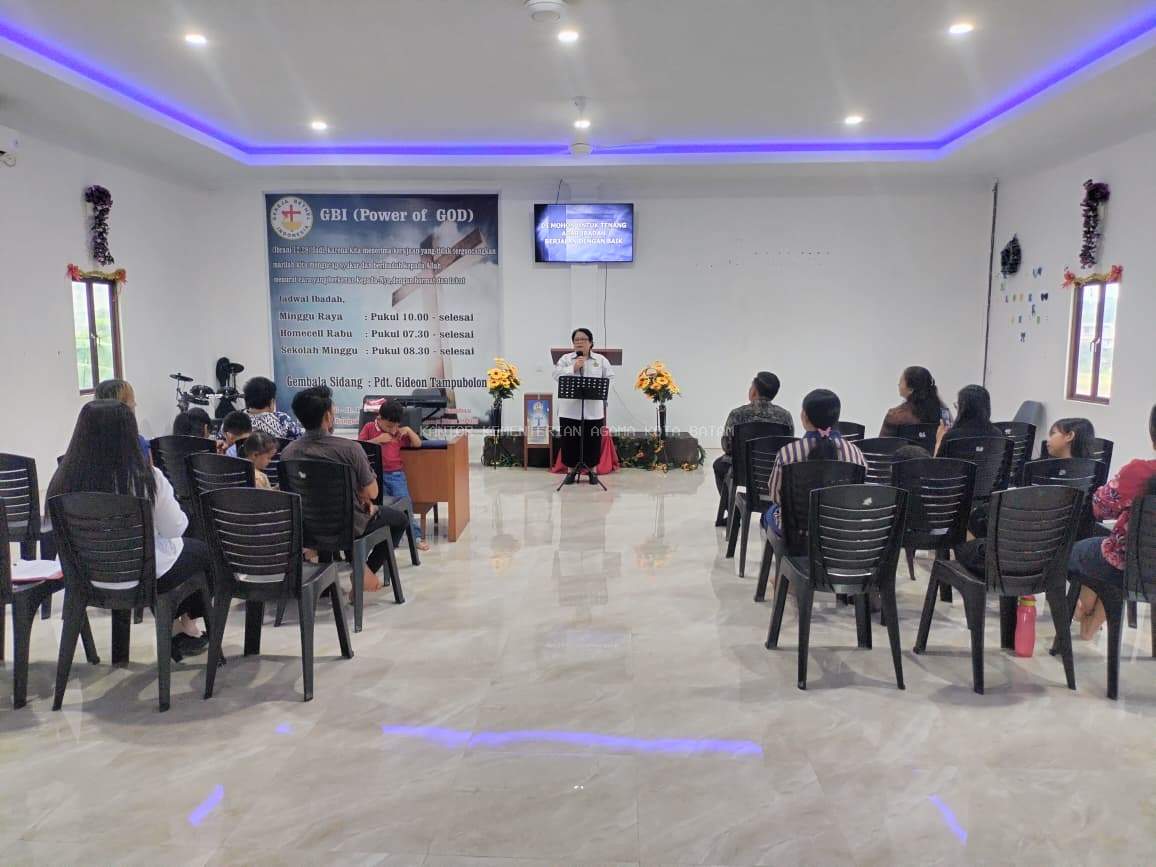 Kemenag Batam Sambangi GBI Power Of God, Perkuat Pembinaan Gereja di Nongsa