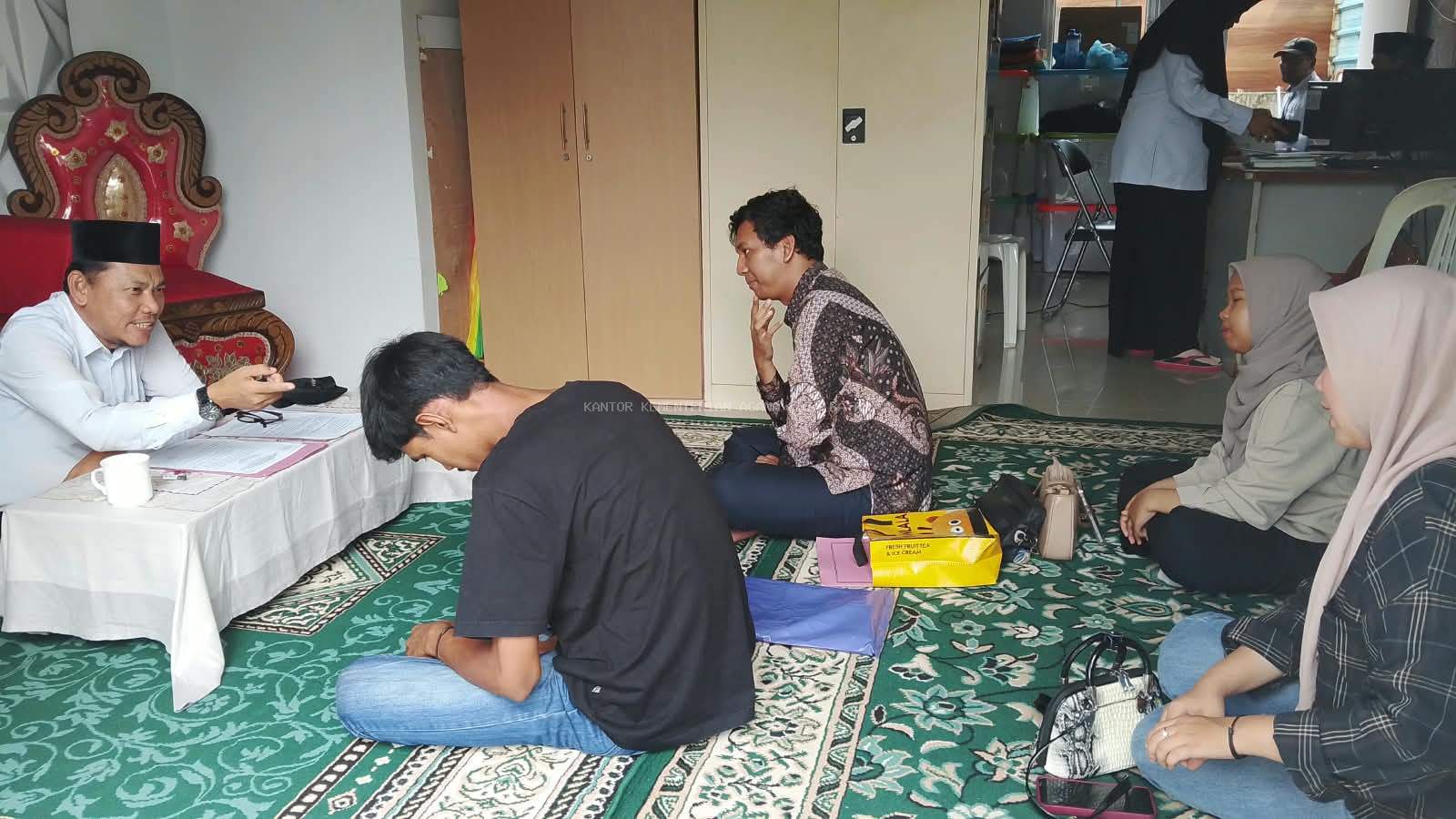 Meski Berada di Ruang Sementara, KUA Batu Aji Tetap Optimal Berikan Bimbingan Calon Pengantin