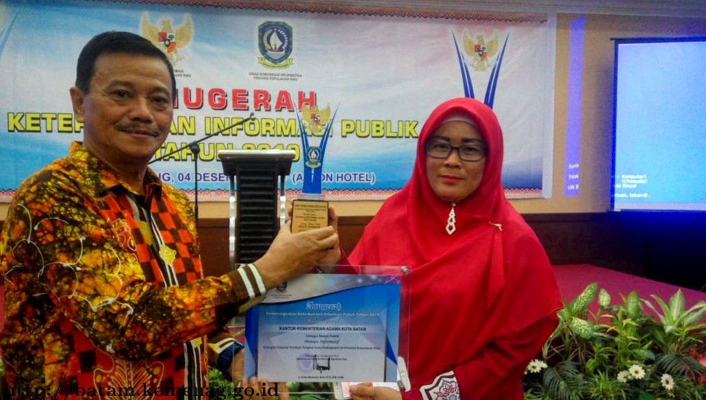 Kemenag Batam Peringkat 3 Dengan Nilai 89,26 Menuju Informatif